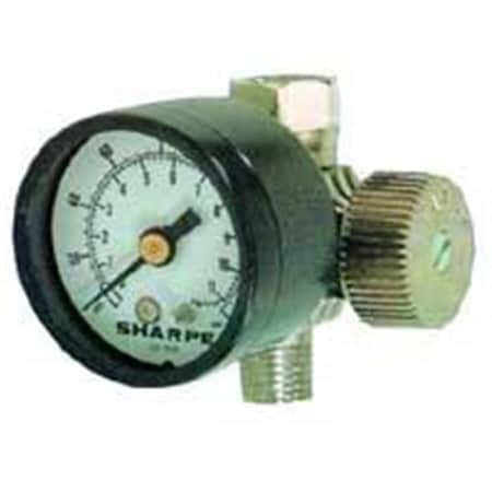 Sharpe Manufacturing Sharpe Manufacturing SHA2210 Air Adjusting Regulator with Gauge 0-160psi 24AAV SHA2210